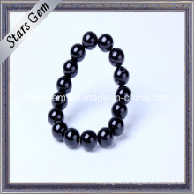 Pulsera de ágata negra natural para joyería